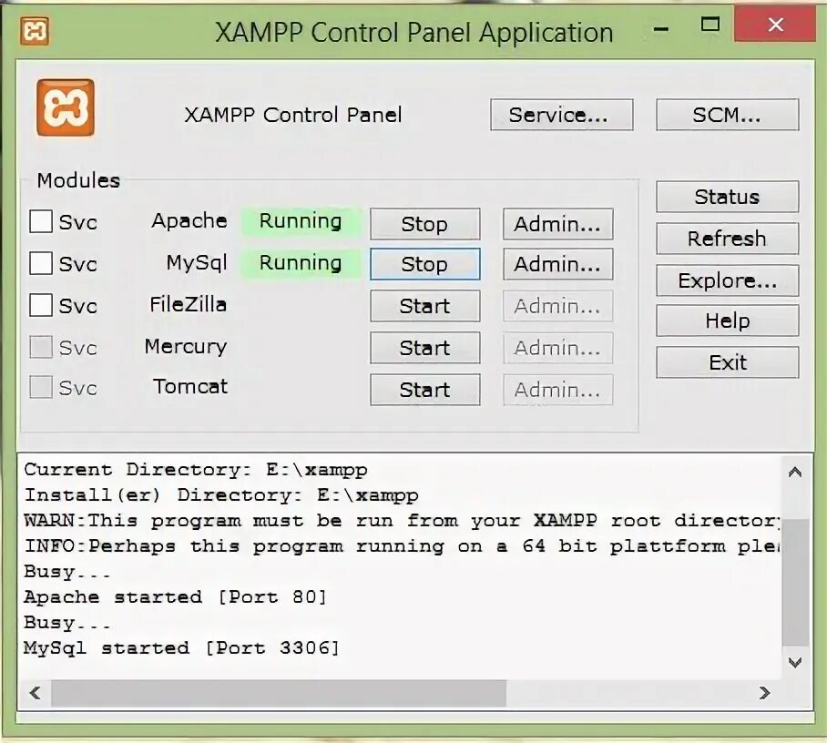 Xampp x64. Xampp x64