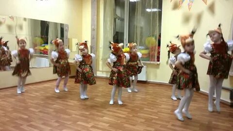 Танец белочек в детском саду видео
