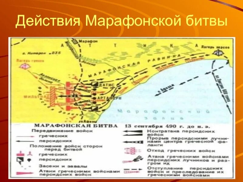 Битва при марафоне 490 г до н.э. Битва при марафоне 490 г до н.э на контурной карте. Марафонская битва карта сражения.