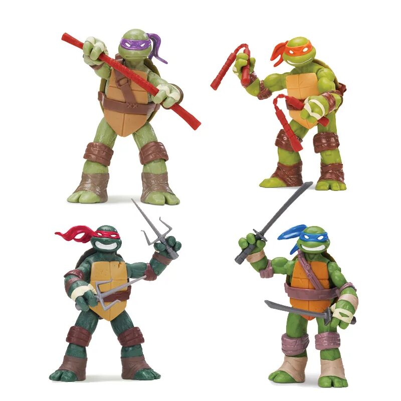 Фигурка TMNT 5 Черепашки ниндзя. Фигурки playmates Toys TMNT 90885. Набор фигурок Черепашки ниндзя 4 шт. Фигурки Черепашки ниндзя 2012.