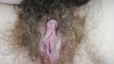 Quick masturbation in the bed Hairy pussy close up orgasm big clit cumming.