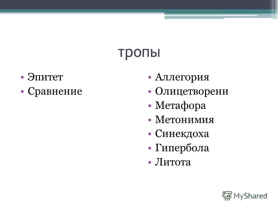 Эпитеты семья. Тропы эпитет. Тропы эпитет сравнение. Эпитет это троп. Гипербол метафор аллегория.