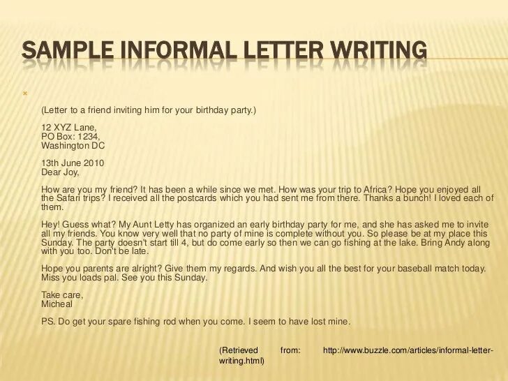 Letter your friend. Informal Letter пример. Informal Letter writing. Write a Letter of Invitation. Informal Letter example.