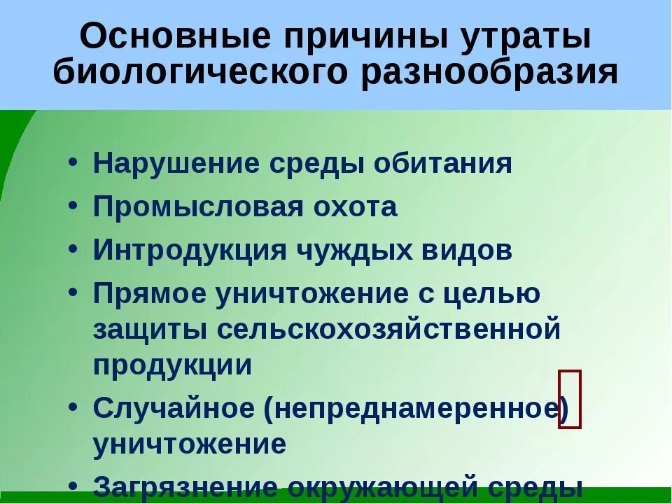 Потеря биоразнообразия причины. Причины снижения биоразнообразия. Причины утраты биоразнообразие. Основные причины сокращения биоразнообразия.