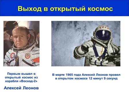 Кто первым вышел