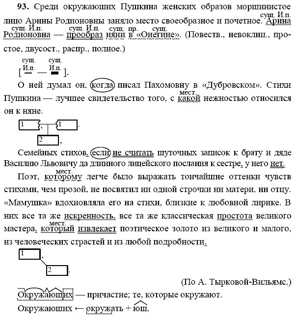 Русский язык 9 класс ладыженская номер. Русский язык 9 класс упражнение. Русский язык 9 класс номер 93.