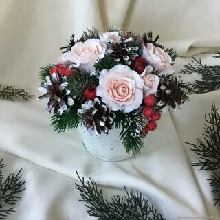 Цветы из ели
