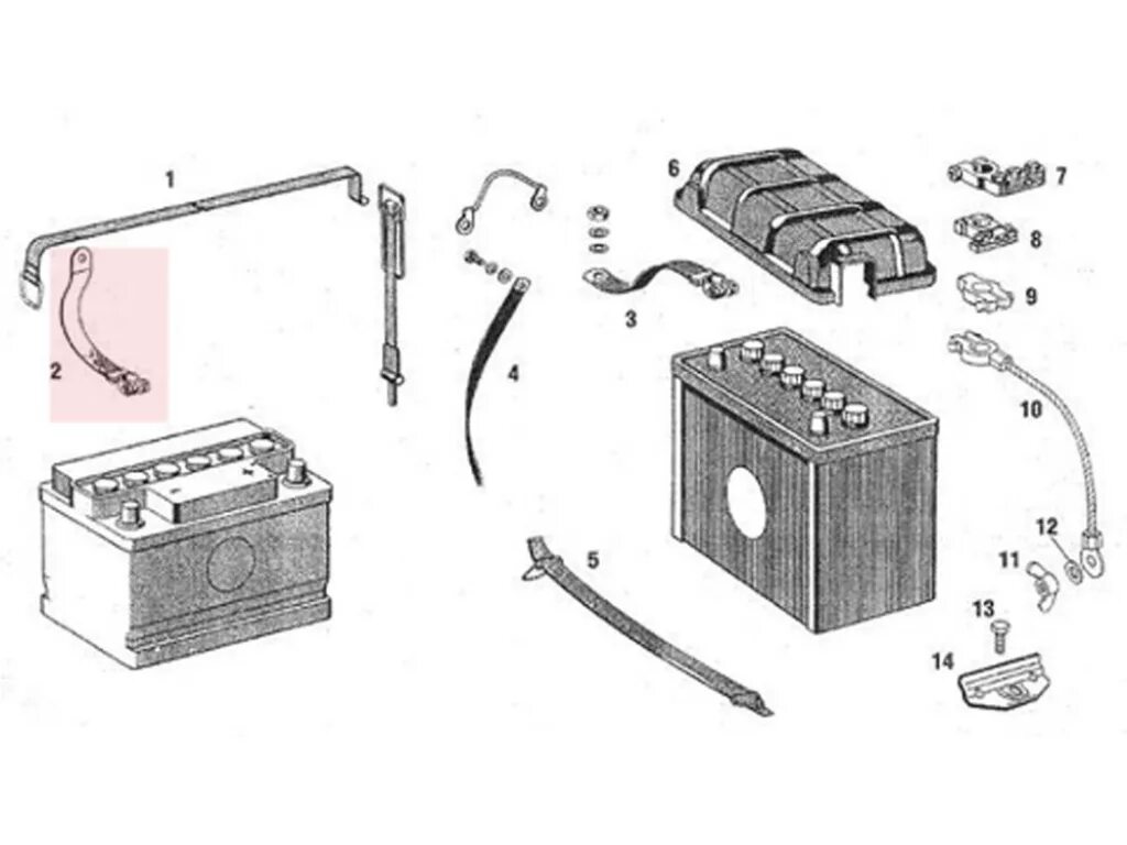 Battery part