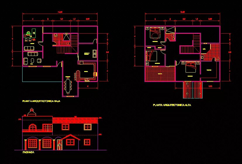 Home Architecture Design Drawing