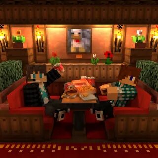 Minecraft cafe