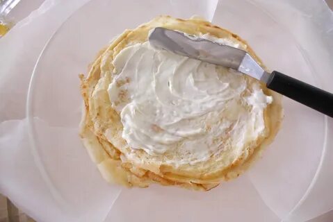 Сырно творожный блин