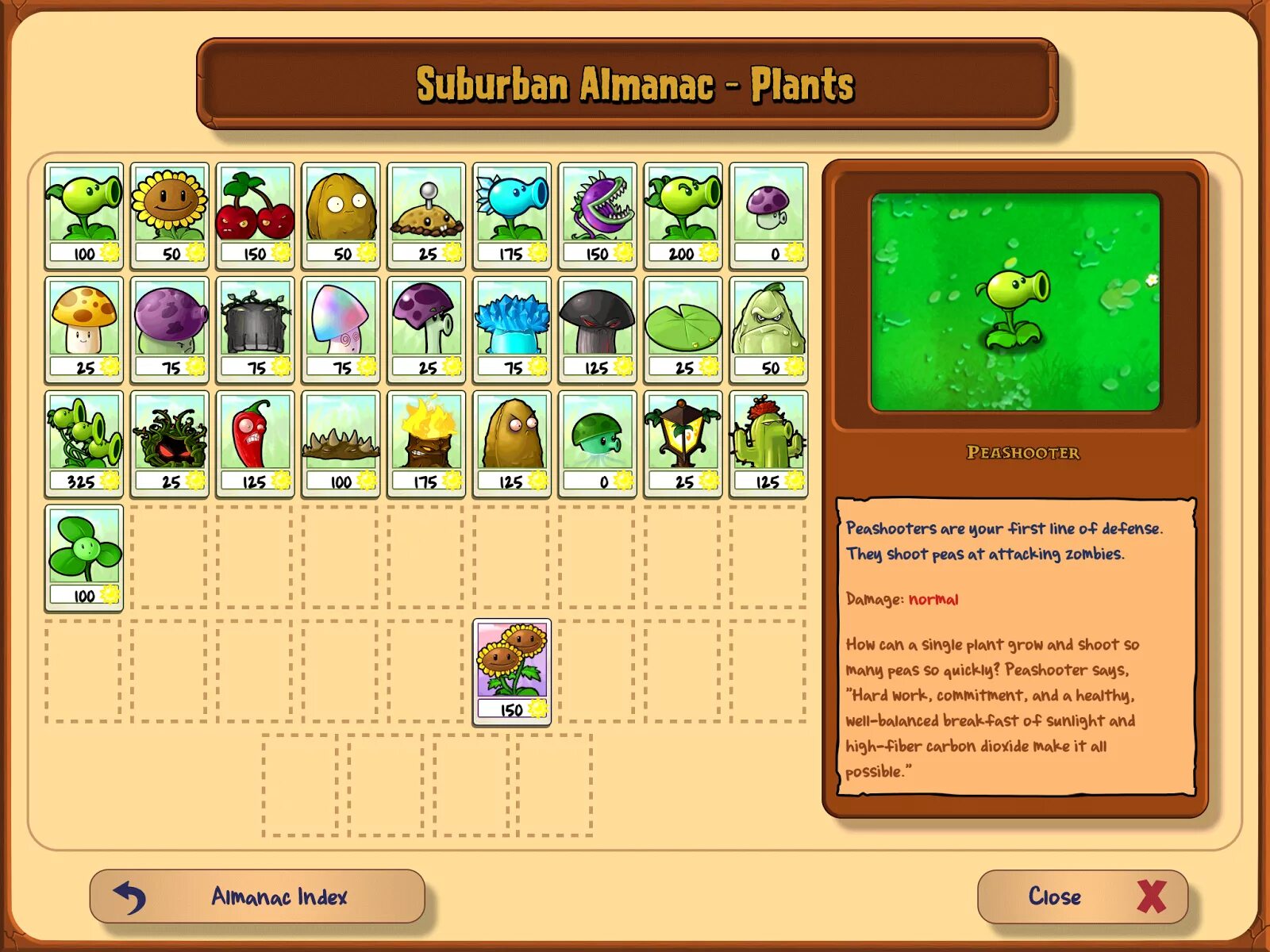 Растения против зомби растения уровня 1. Растения против зомби Альманах. Растения против зомби 2 Альманах. Зомби против растений описание растений в игре. Plants vs Zombies Альманах растений.