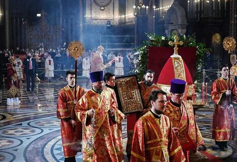 Пасхальное богослужение храм христа