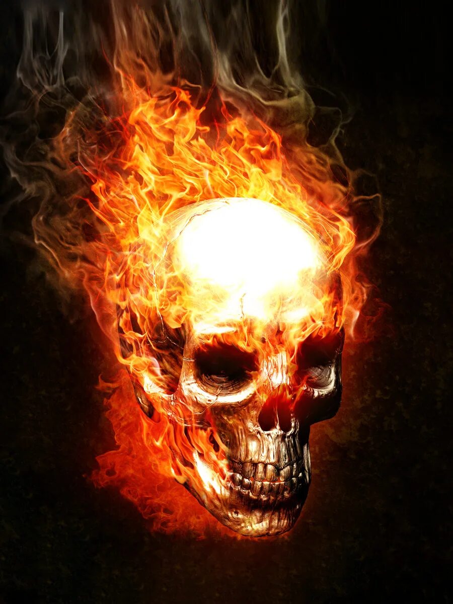 Огненный череп. Горящий череп. Череп в огне. Огненный скелет.
