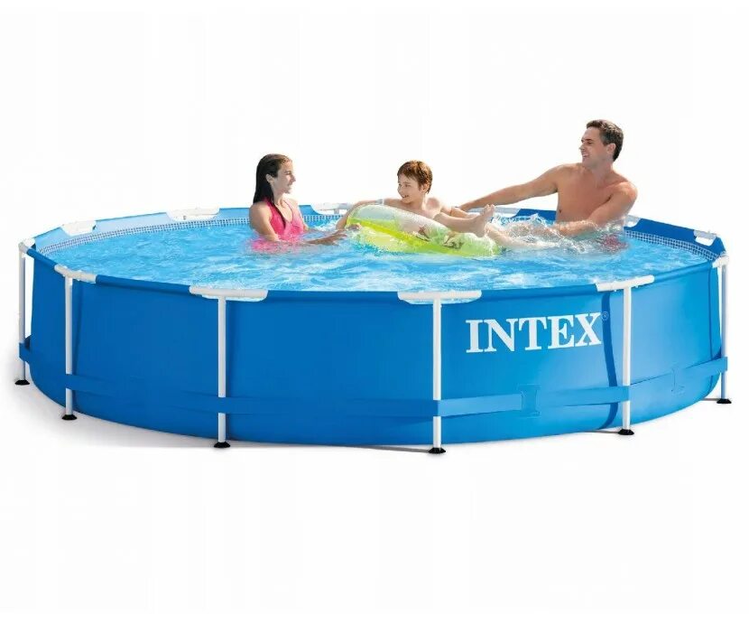 Бассейны бассейн каркасный intex metal frame. Каркасный бассейн intex 28210 metal frame pool 366x76. каркасный бассейн intex metal frame 28210 366x366x76 см. 28212 intex бассейн. бассейн интекс 3.66 на 76.