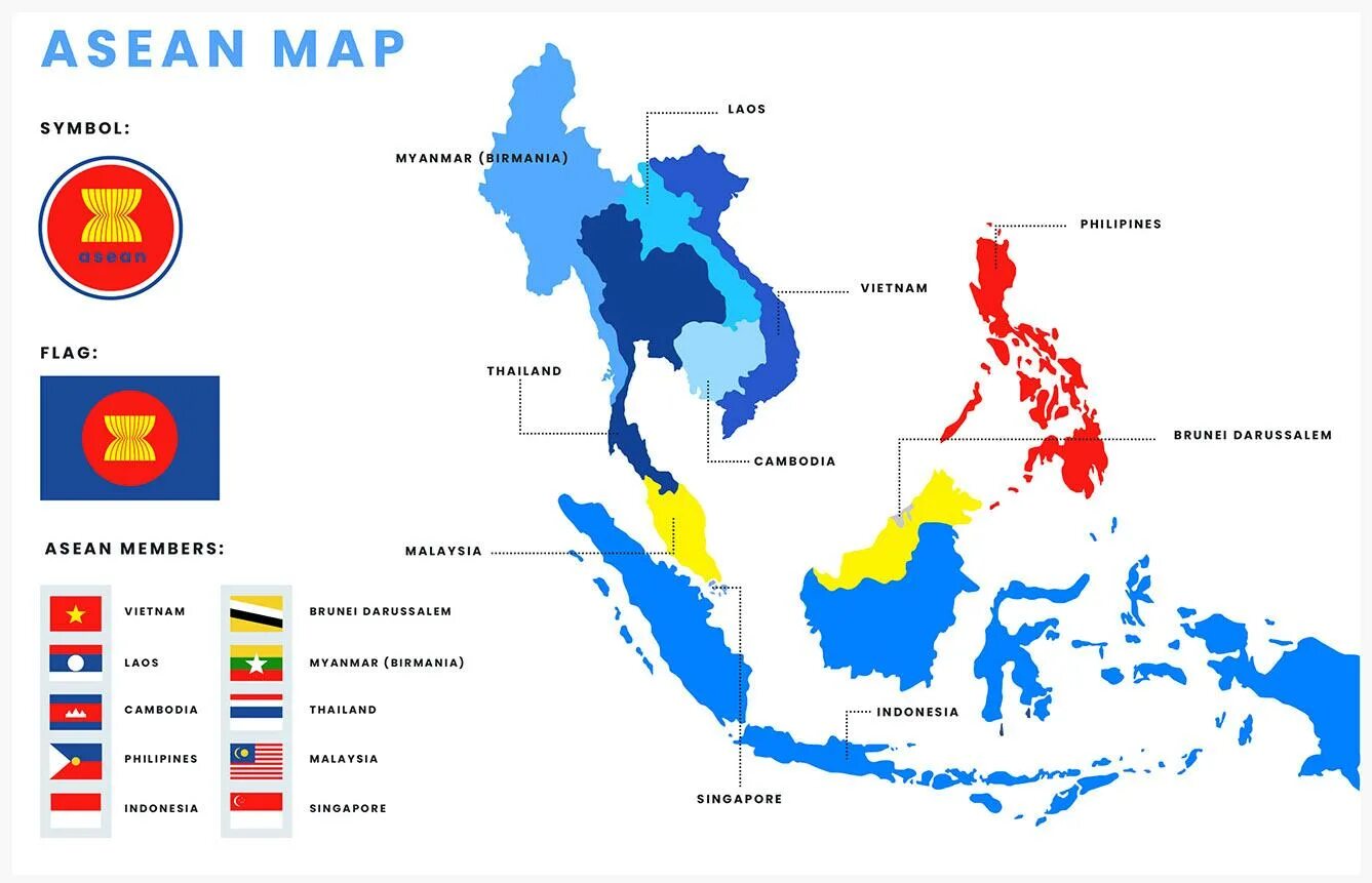 Асеан на карте. АСЕАН на карте 2022. Страны АСЕАН на контурной карте.