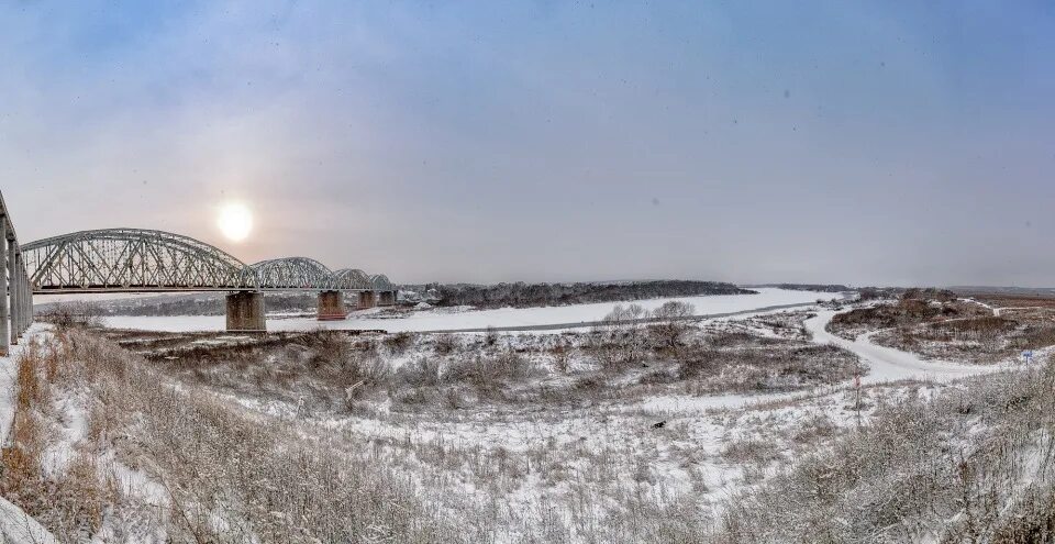 Подъем воды в серпухове. Мост Ока Серпухов. Река Ока мост Серпухов. Железнодорожный мост Серпухов.