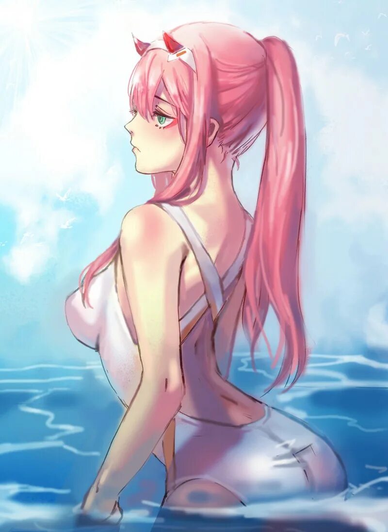 Rule 34 zero. Дарлинг франкс демон. zero two франкс. зеро ту 18.