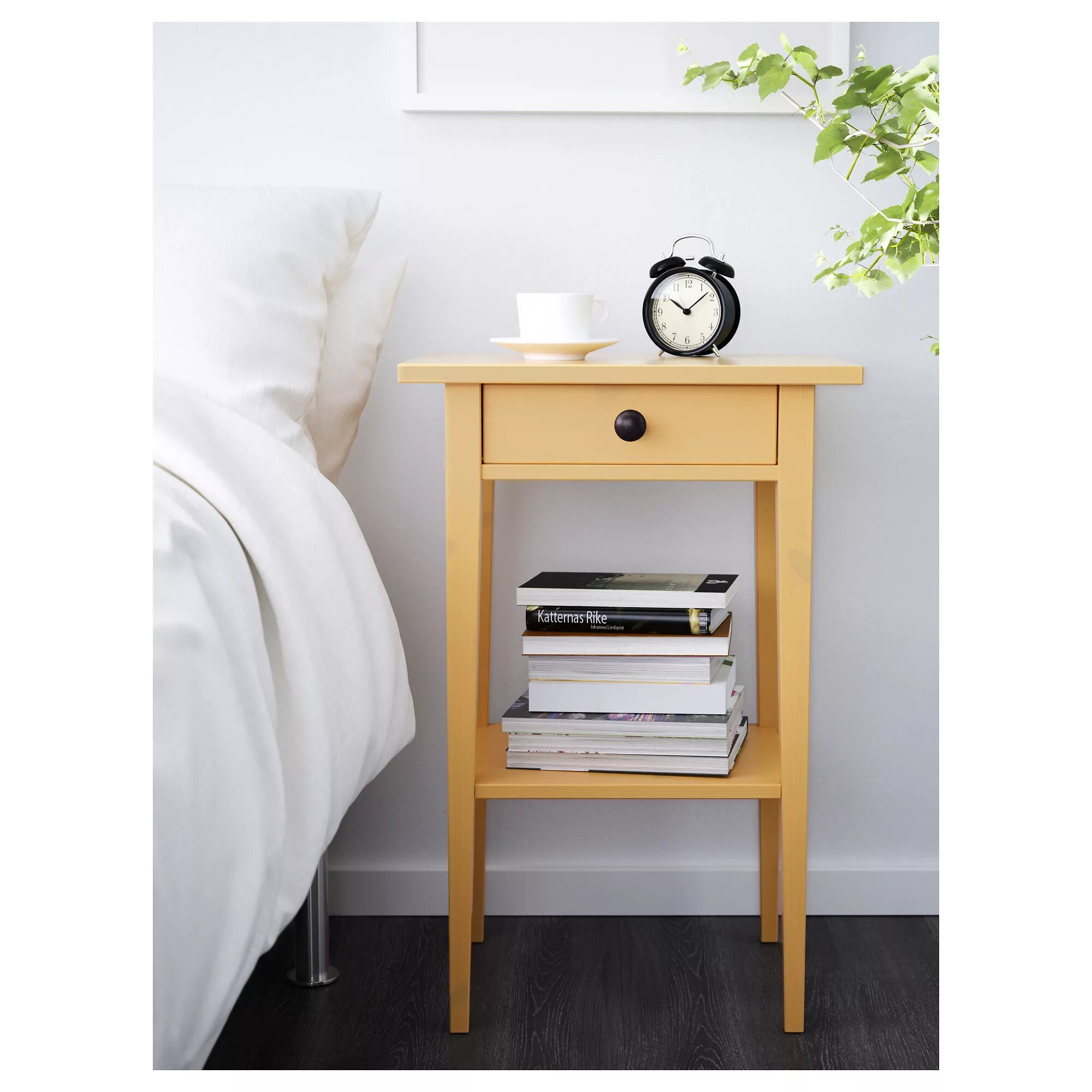 On the bedside table