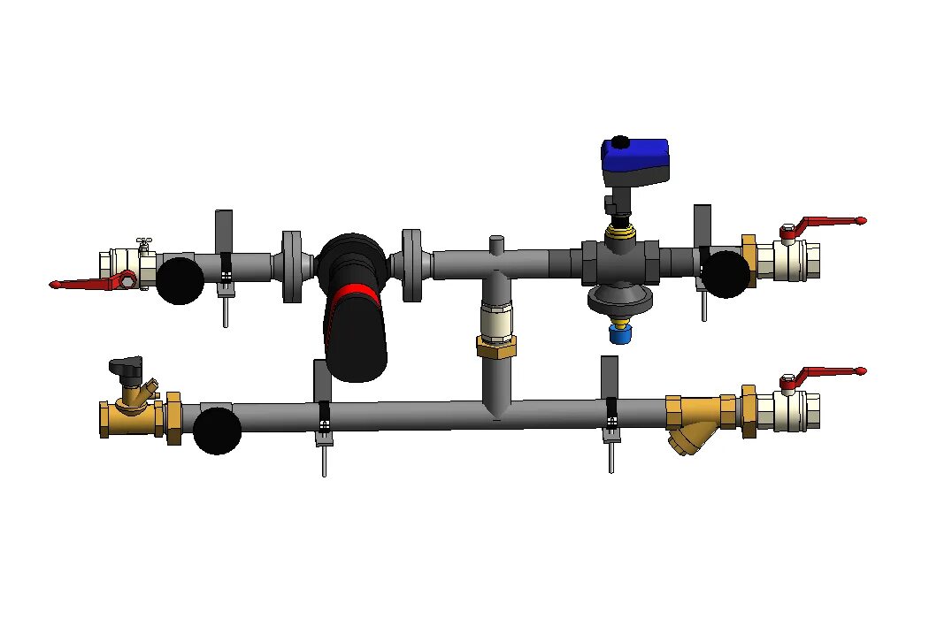 Автоматизированный узел управления; ауу. Автоматизированный узел управления; ауу. Автоматизированный узел управления; ауу. Блочный итп с комплектом автоматики (q=465,0квт). Специальный шкаф для узла управления.