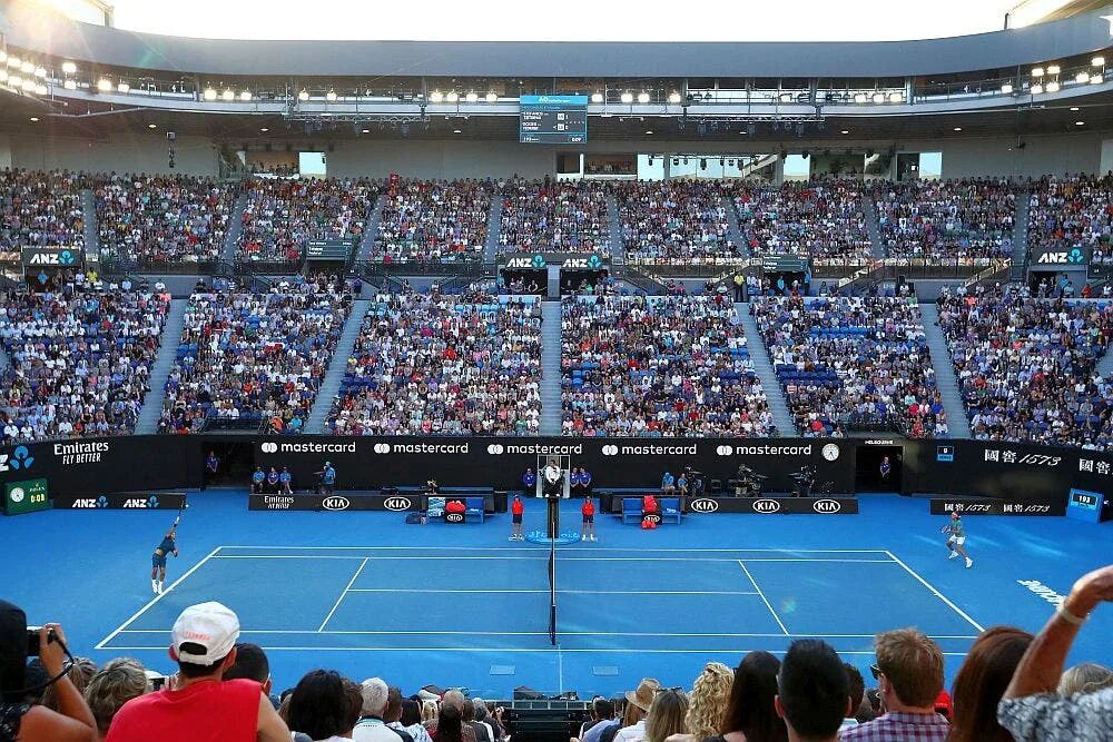 Австралиан опен 2020. Australian open Tennis 2020. Площадь Австралия опен. Australian open поверхность.