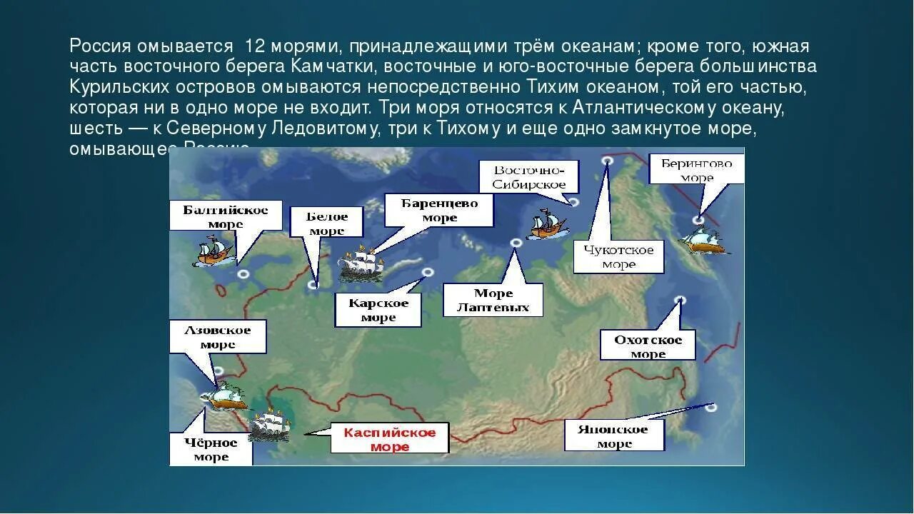 Какие берега омывают россию. Моря омывающие территорию России. Северные моря омывающие Россию на карте. Моря которые омывают территорию России. Территорию России омывают 12 морей.