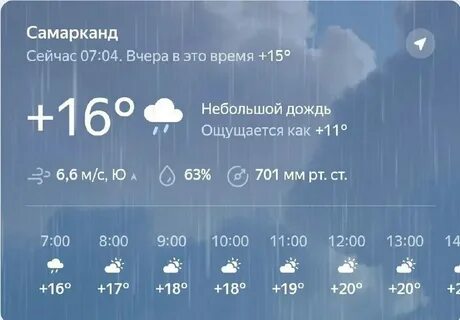 Неясная погода