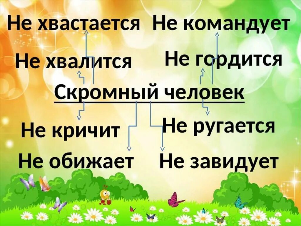 Что значит быть скромным