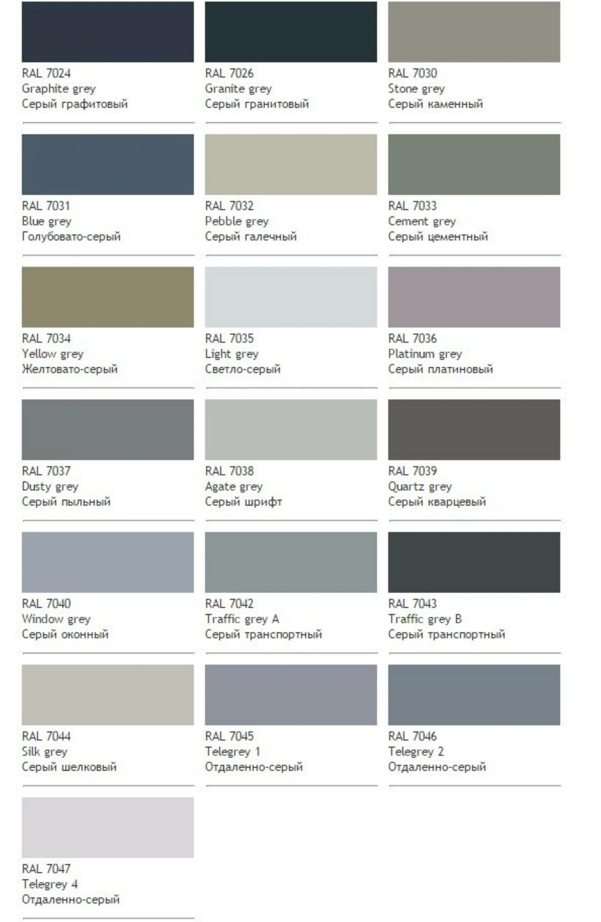 оттенки серого цвета названия. серые тона (ral 7000 - ral 7048). оттенки серого цвета названия. оттенки серого цвета. название светло серого цвета.