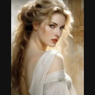 A beautiful girl walks through the desert in a dress , behind her pyramids ...