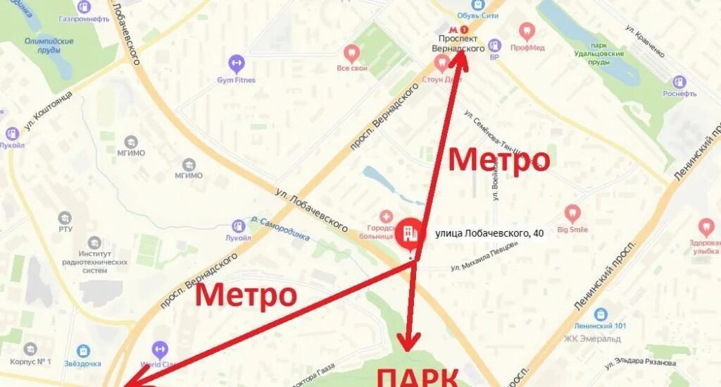 Ул лобачевского метро