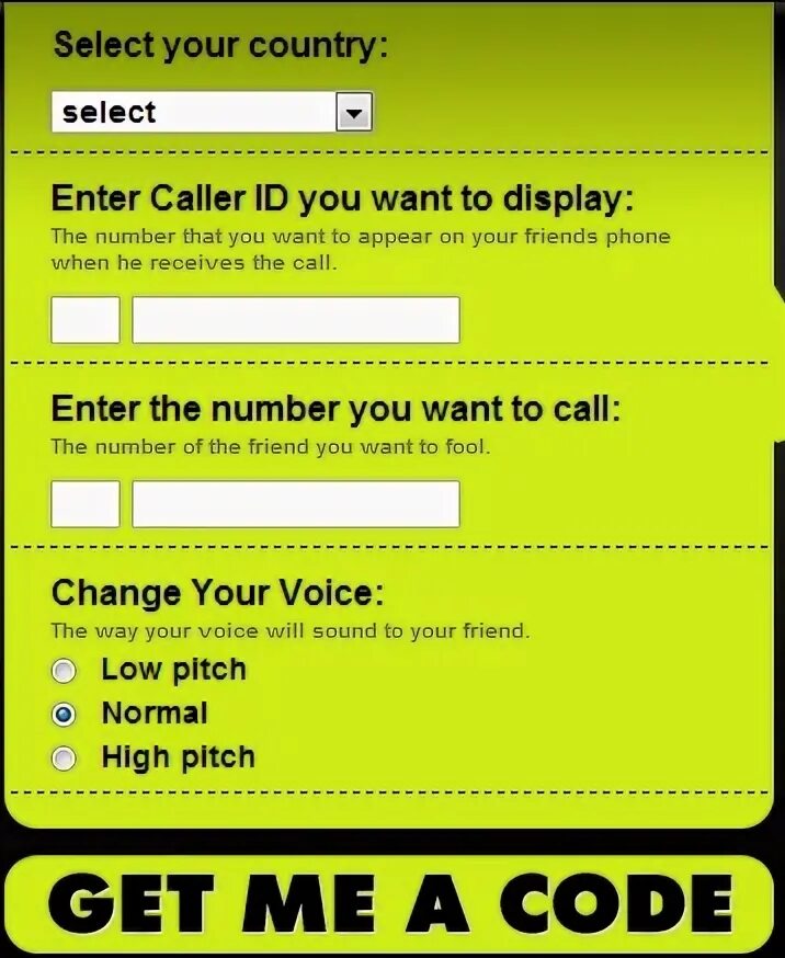 Спуфинг с подменой номера вызывающего абонента (Caller ID Spoofing). Select your Country кнопка. Call for numbers. Fake Call Prank friends. This is to call your