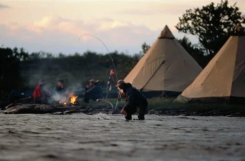 Кемпинг с рыбалкой