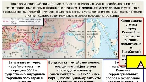Присоединение территорий восточной сибири