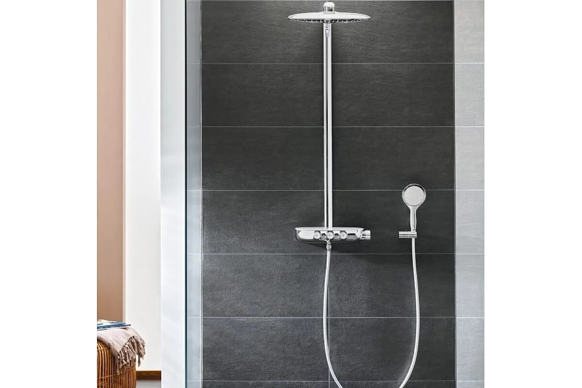 Grohe 26250000 Rainshower Smart Control душевая система. Душевая система Grohe SMARTCONTROL. Grohe Rainshower System SMARTCONTROL 360 Duo 26250000.