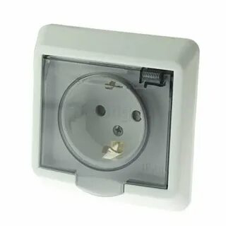 Розетка одноместная ip44