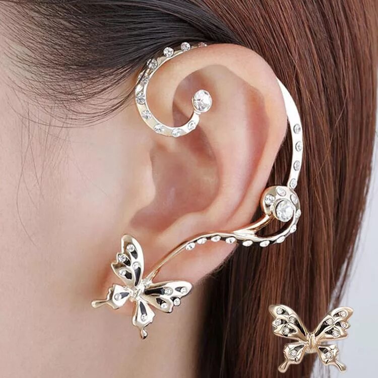 Купить 1 серьгу. Glistening Ear Wrap серьги. Серьги Haidy Ear. Моносерьга кафф. Украшение на ухо.