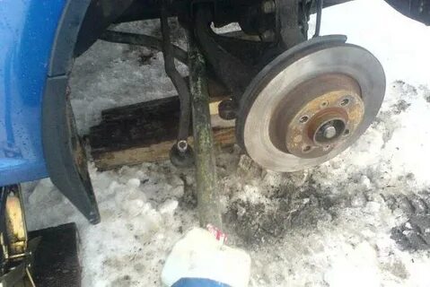 Замена переднего подшипника ступицы рено логан 1