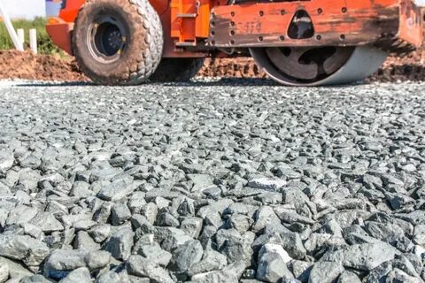 Строительство основания дороги