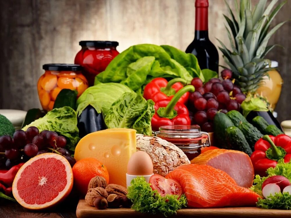 Продукты питания. Красивые продукты. Продукты на столе. Свежие овощи и фрукты. Качественные пищевые продукты