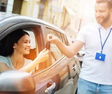 To rent a car