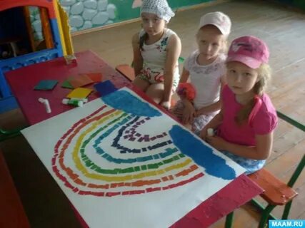 Фотоотчет аппликация в детском саду