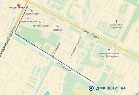 Академ парк карта