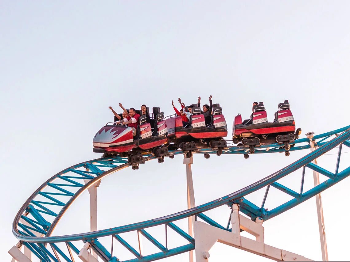 Вагонетка на американских Горках. Roller Coaster Shahdag. Статья развлечения