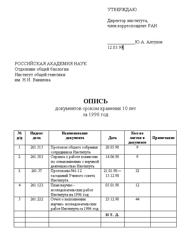 Дела на постоянное хранение документов. Опись дел передаваемых в архив. Пример описи документов для передачи в архив. Форма описи передачи дел в архив. Опись сдачи дел в архив.