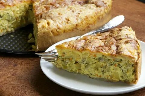Пирог с овощами в духовке