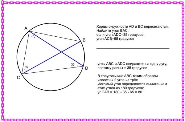 На рисунке угол д. Хорды окружности ad и BC. Диаметр и хорда окружности пересекаются. Хорды АВ И вс. Хорды АС И ВД.