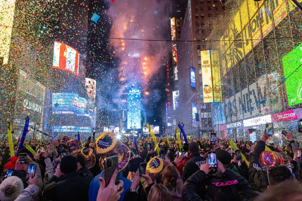 Time square new year. Time square new year