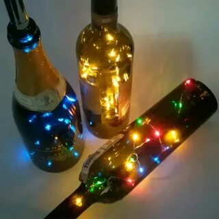 Тренд с бутылкой под фонарем