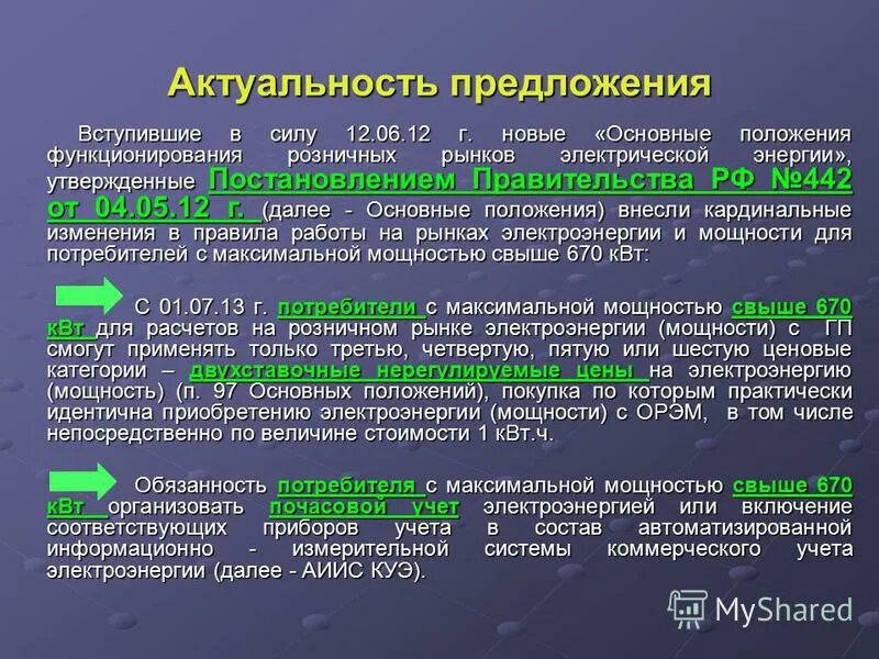 442 от 04.05 2012 с изменениями